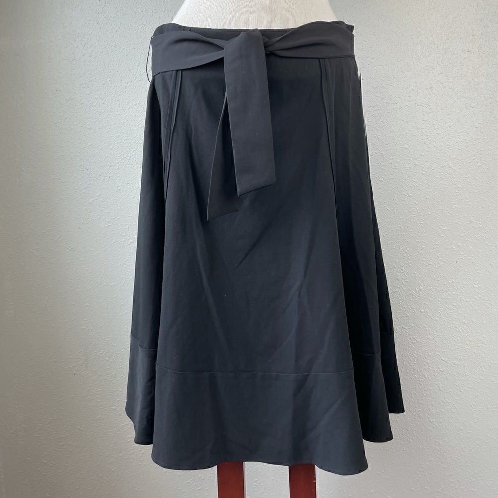 NWT Sharagano Black Belted Skirt Size 10